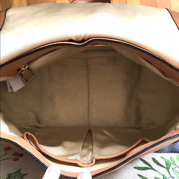 Reiss Tan Leather Chain Strap Shoulder Bag - Picture 11 of 14